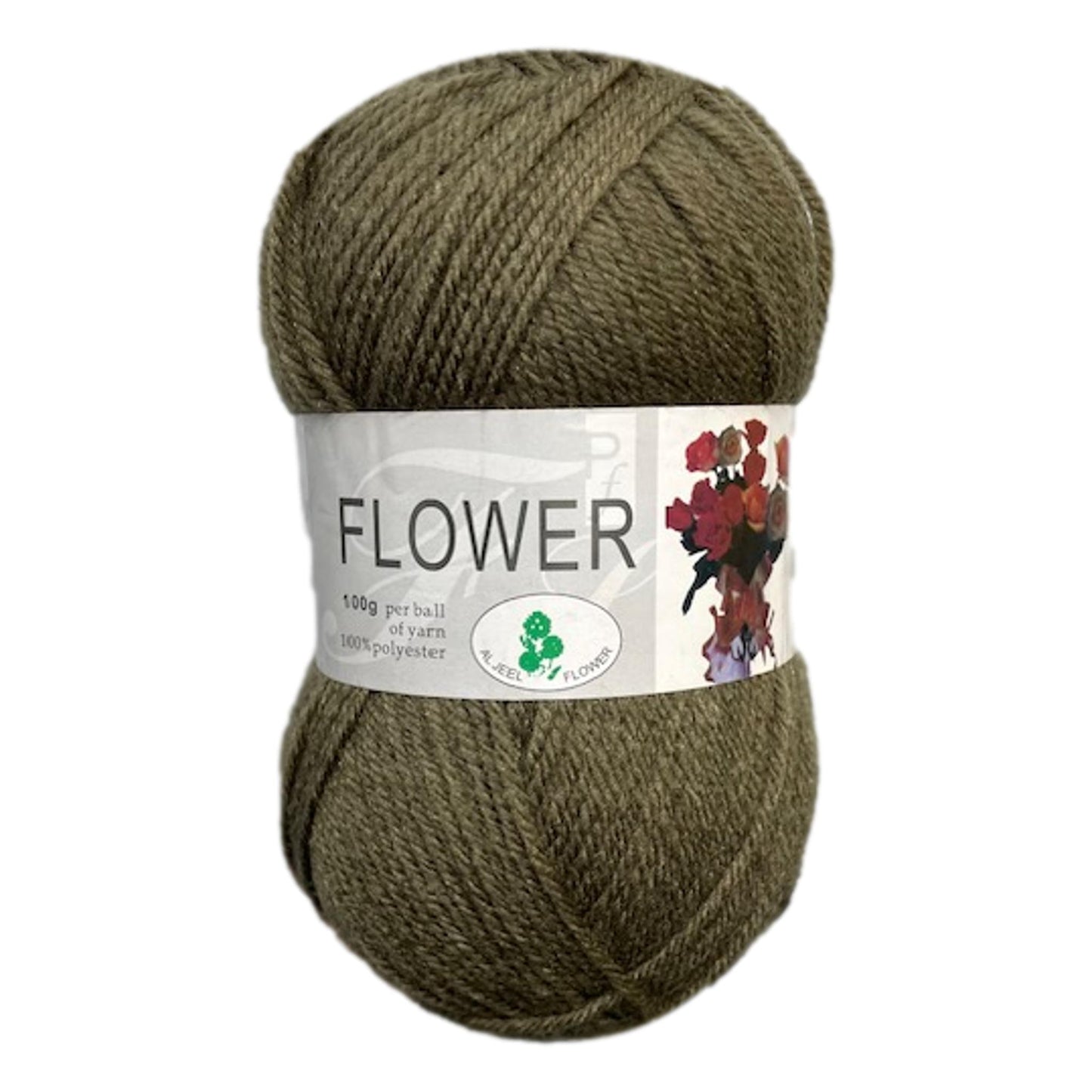 Flower DK Polyester Yarn (1x 100g ball)