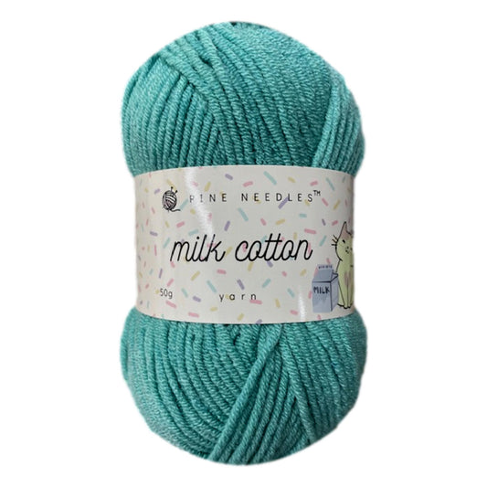 DK Milk Cotton Yarn (1x 50g ball) - Duck Egg