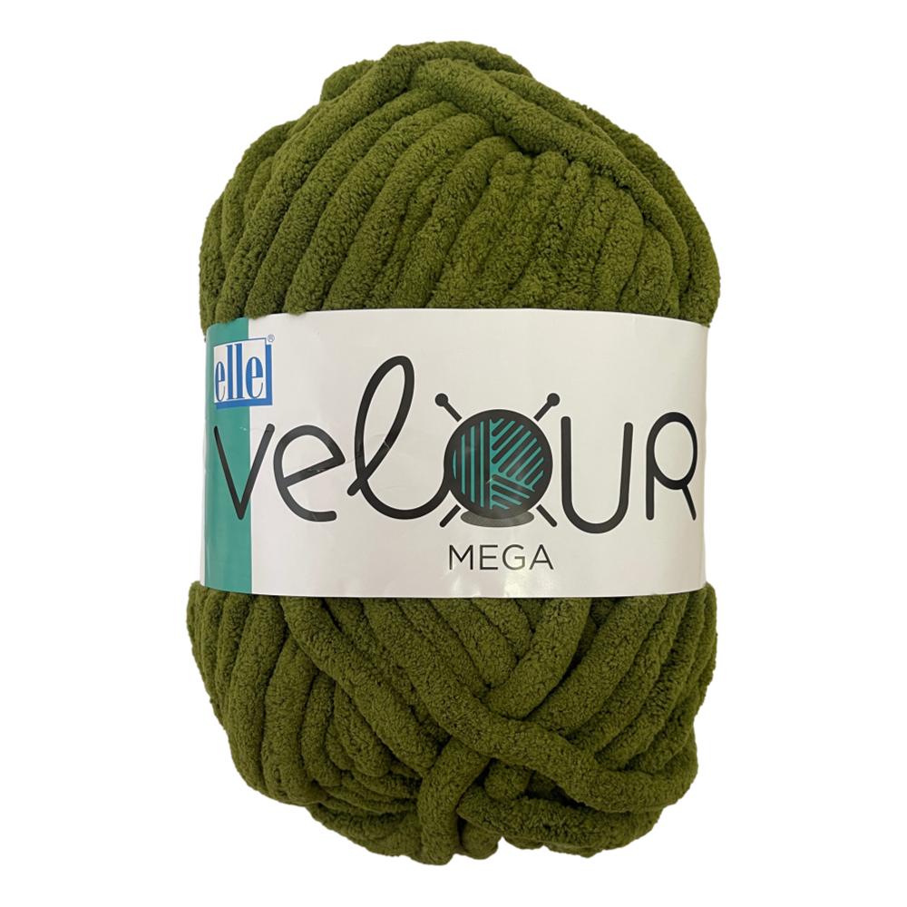 Elle Velour Mega Chenille Yarn (1x 500g ball)