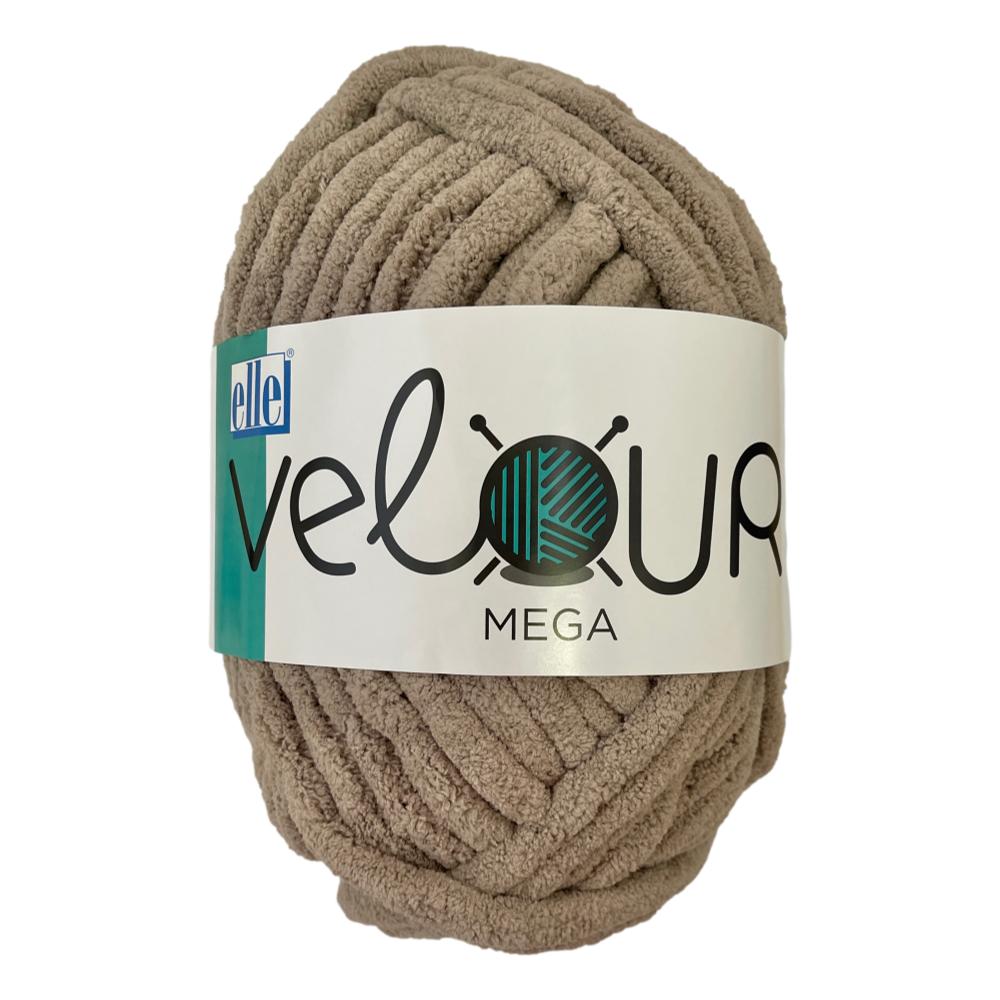 Elle Velour Mega Chenille Yarn (1x 500g ball)