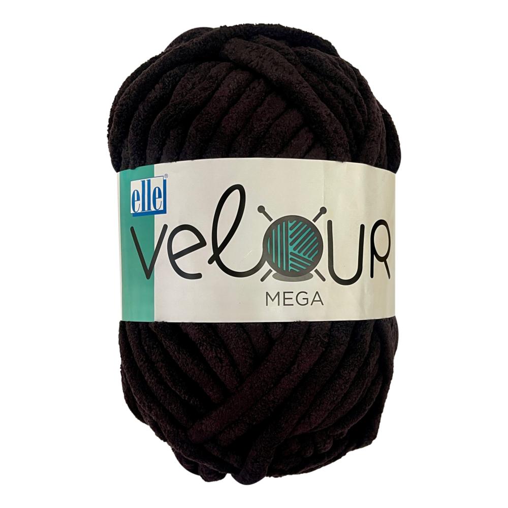 Elle Velour Mega Chenille Yarn (1x 500g ball)