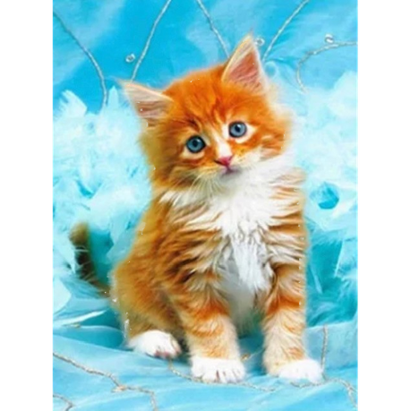 Diamond Painting Aristocratische Kat met hoed - Shop nu Diamond Painting Aristocratische Kat met hoed - Shop nu