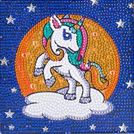 Kids Diamond Painting Kit Starry Unicorn