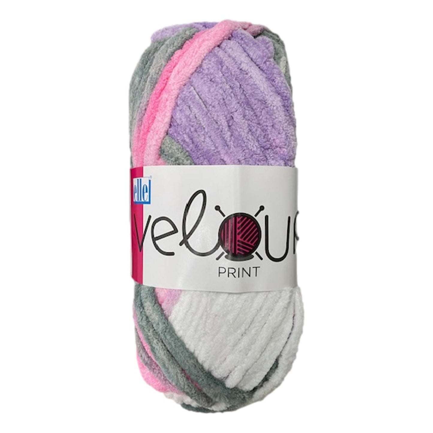 Elle Velour Print (1 x 100g ball)