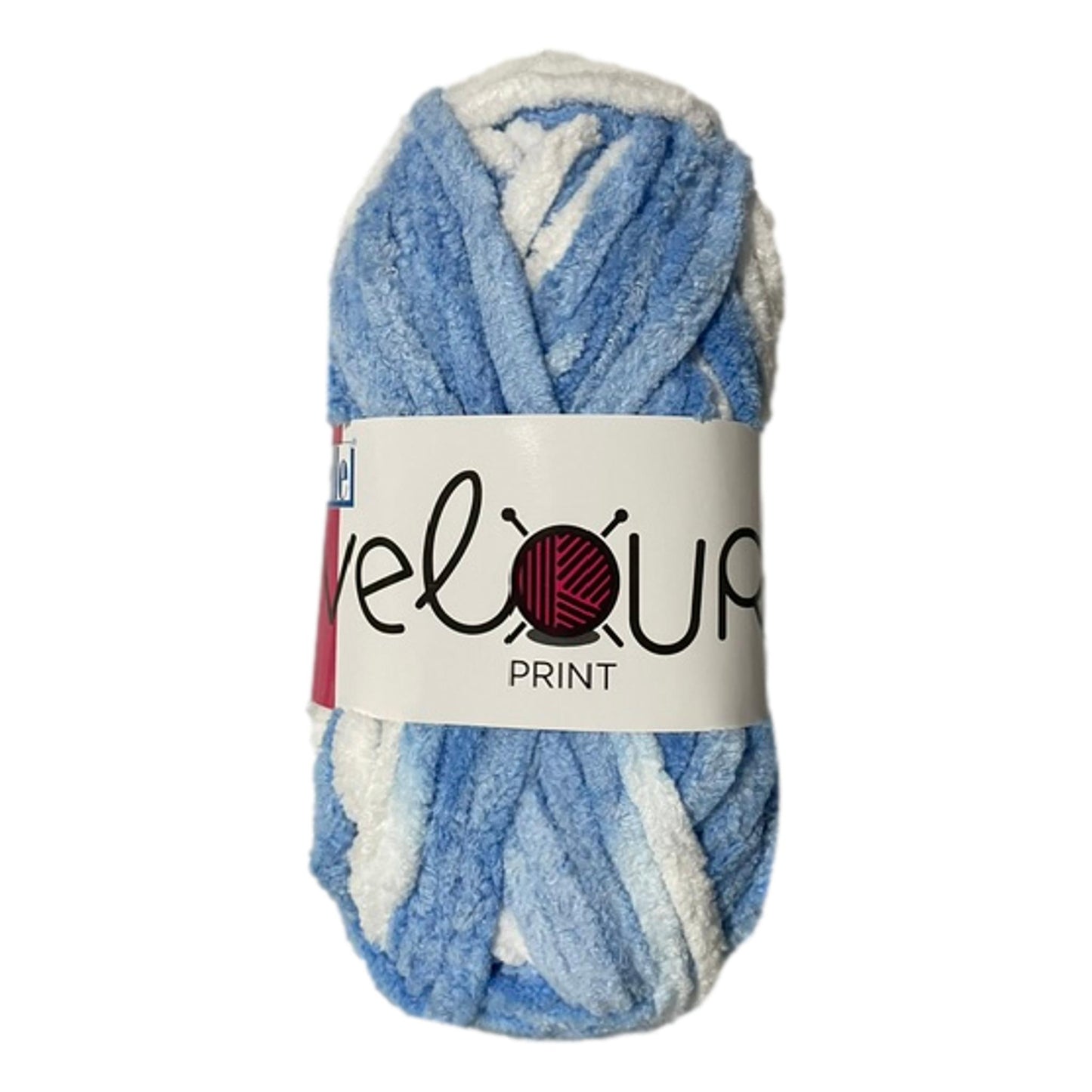 Elle Velour Print (1 x 100g ball)