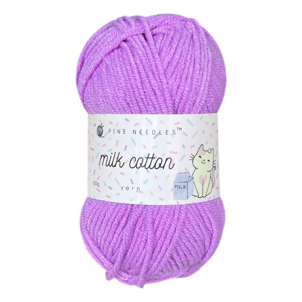 DK Milk Cotton Yarn (1x 50g ball) - Wisteria
