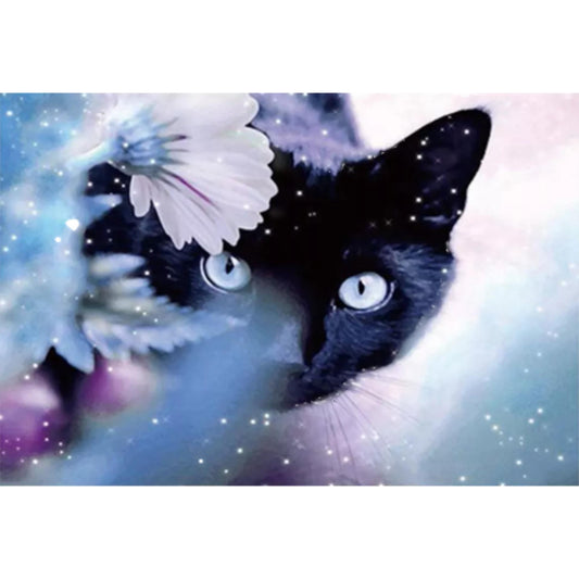 Shy Cat Diamond Painting Kit