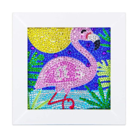 Kids Diamond Painting Kit Pretty Flamingo